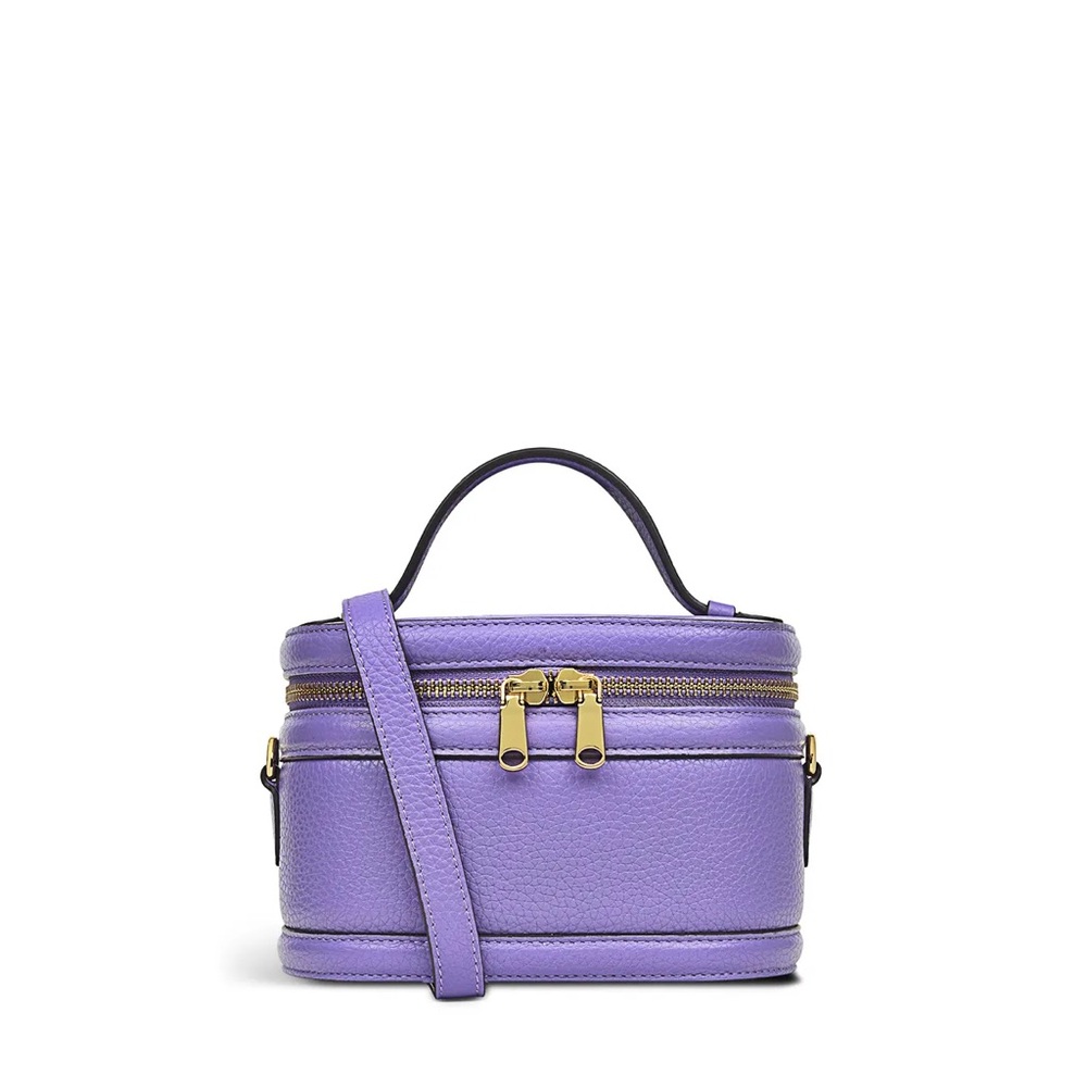 RADLEY LONDON Lavender Crossbody Vanity Bag with Gold Hardware